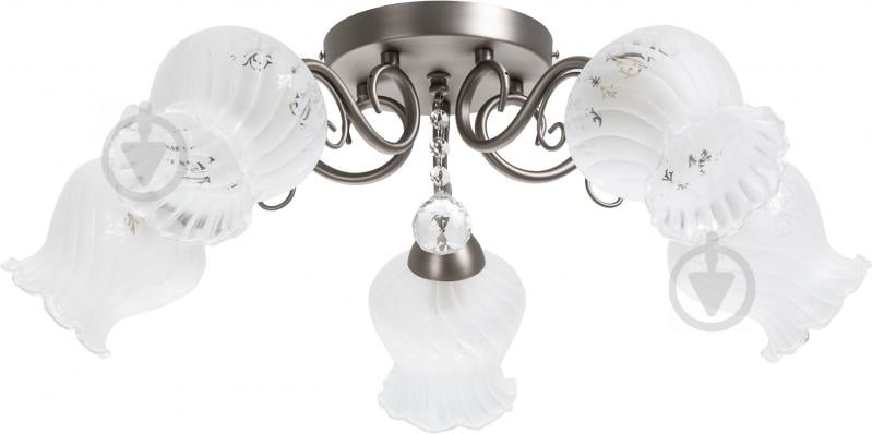 Люстра потолочная Accento lighting Gracia 5xникель/сатин ALSQ-MD37417/5 - фото 1