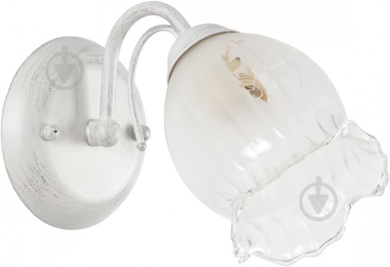 Бра Accento lighting Fetida 1x60 Вт E27 білий ALSQ-MB37629/1 - фото 1