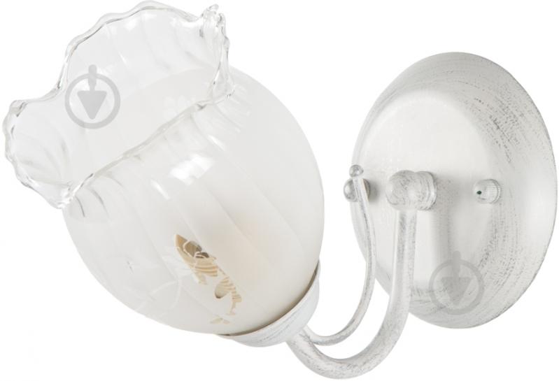 Бра Accento lighting Fetida 1x60 Вт E27 білий ALSQ-MB37629/1 - фото 2