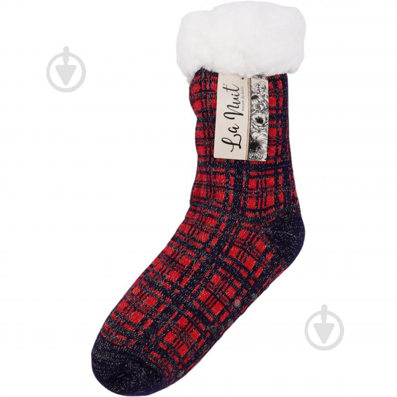 Шкарпетки жіночі La Nuit Home Midnight р.one size червоний 1 шт. - фото 2 Шкарпетки жіночі La Nuit Home Midnight р.one size червоний 1 шт. - фото 2