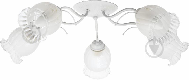 Люстра стельова Accento lighting Fetida 5xE27 білий ALSQ-MD37629/5 - фото 1