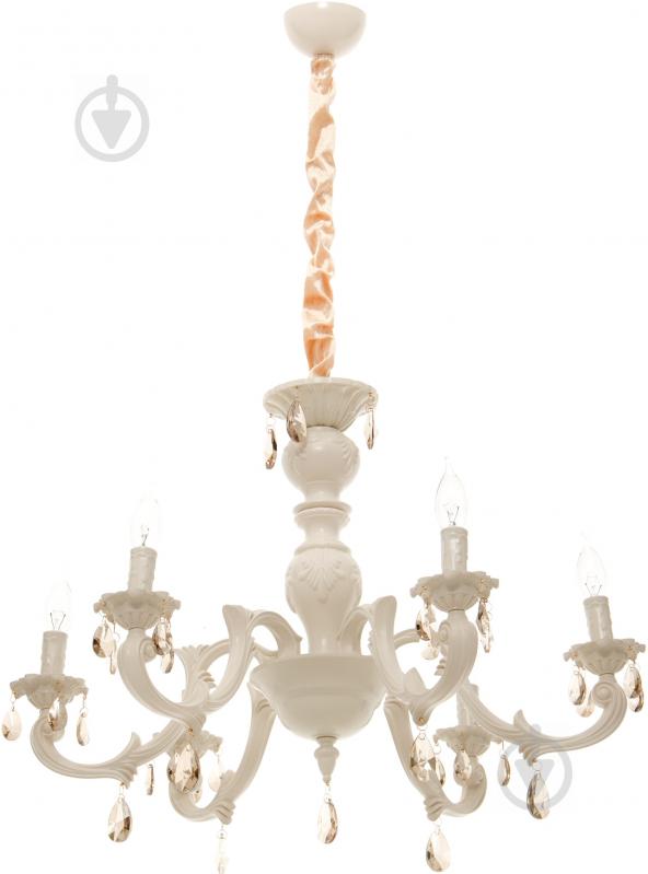 Люстра підвісна Versan VERSAILLES ELEGANT 6xE14 бежевий 70040-C-6/BEIGE - фото 1