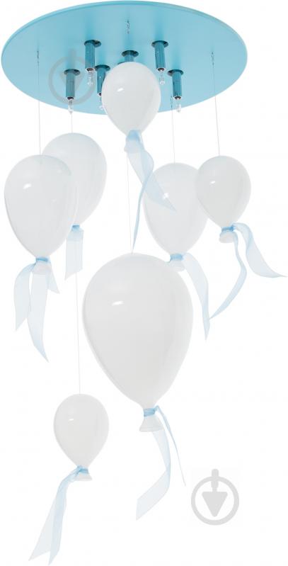 Люстра стельова Versan BALLOON 8xG4 блакитний 70023-L-8/BLUE - фото 1