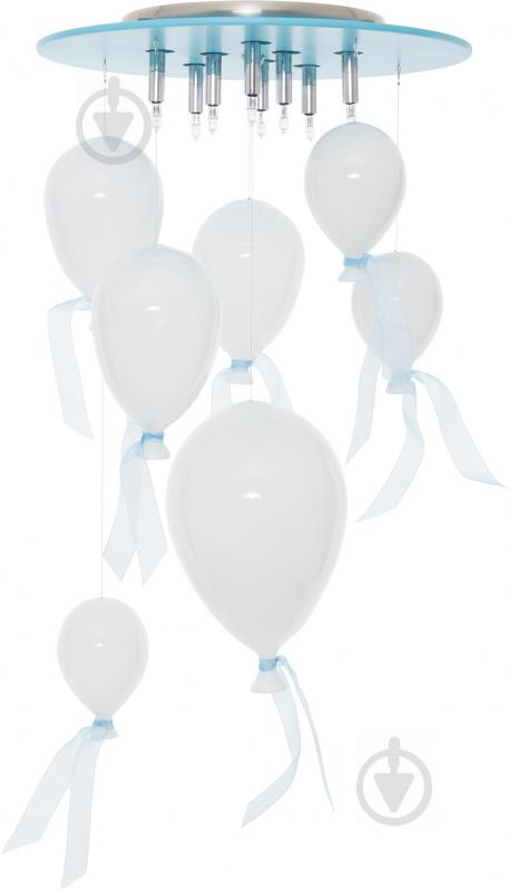 Люстра стельова Versan BALLOON 8xG4 блакитний 70023-L-8/BLUE - фото 2