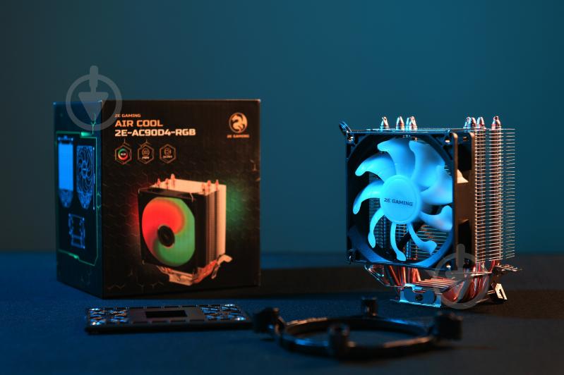 Процессорный кулер 2E Gaming AIR COOL (AC90D4-RGB) RGB - фото 7