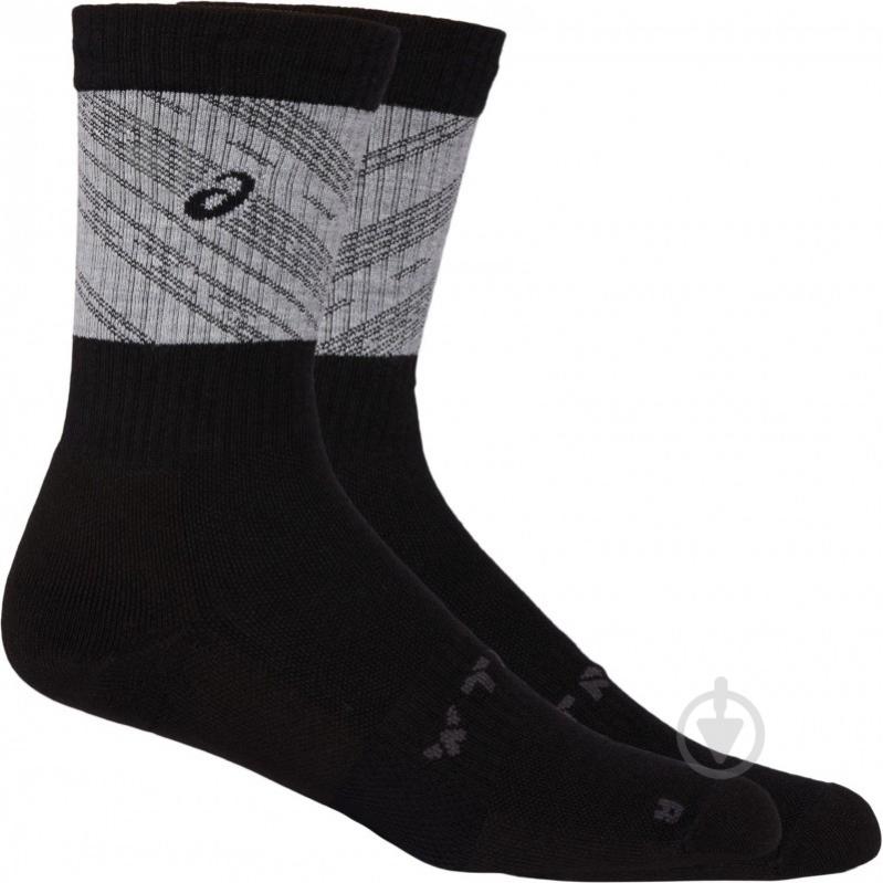 Шкарпетки Asics WINTER RUN CREW SOCK 3013A769-020 р.43-46 чорний - фото 1