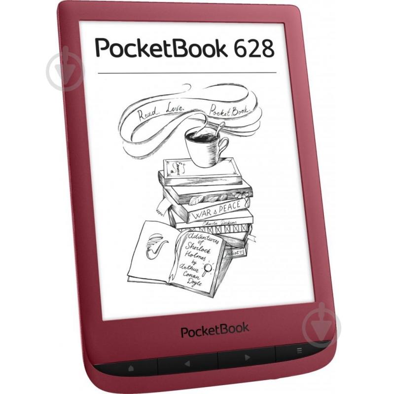 Електронна книга PocketBook 628 Touch Lux 5 ruby red (PB628-R-WW) - фото 3