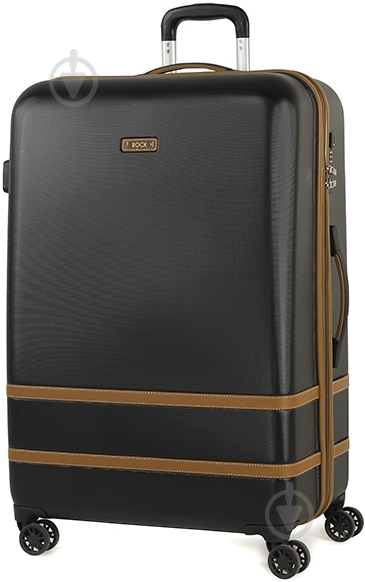 Чемодан Rock 923705 100 л черный Valence Black Hardshell (L) - фото 1