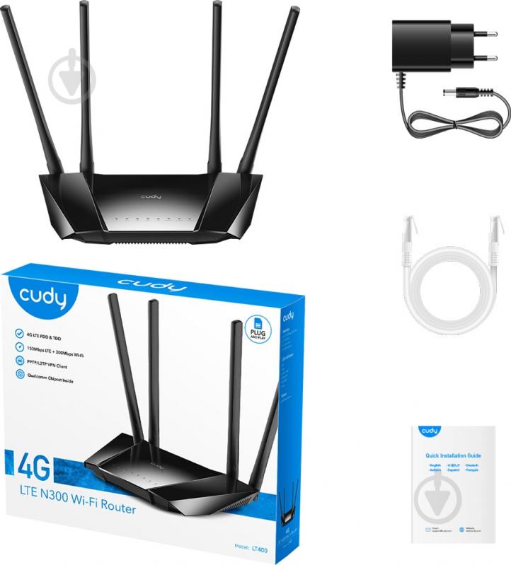 Wi-Fi-роутер Cudy LT400_EU - фото 5