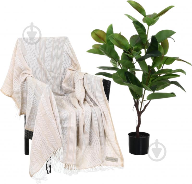 Плед Fontaine beige 130x170 см бежевый Guy Laroche Paris - фото 1