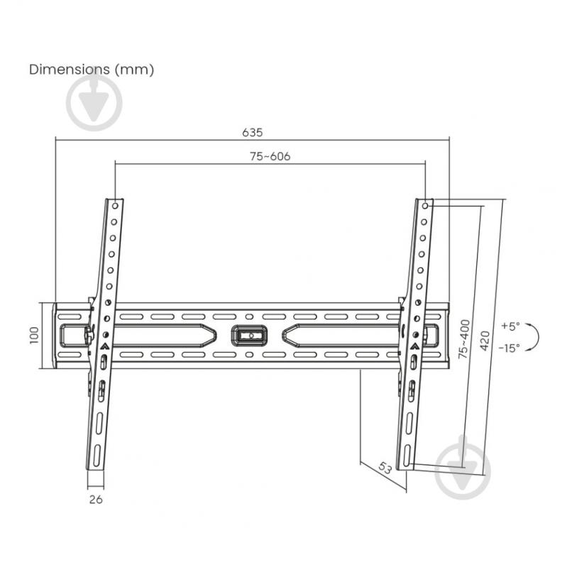 Кронштейн iTech PLB3 наклонные 37"-70" черный - фото 5 Кронштейн iTech PLB3 наклонные 37"-70" черный - фото 5