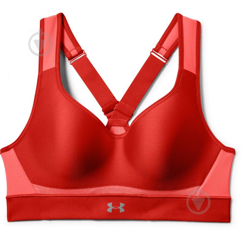 Бра Under Armour Warp Knit High Impact Bra 1311821-890 р.34 красный - фото 1