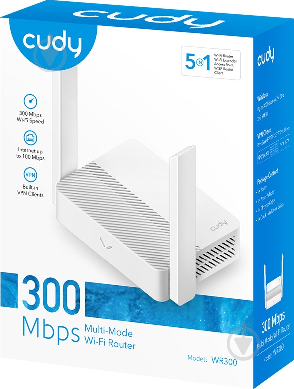 Wi-Fi-роутер Cudy WR300 - фото 6