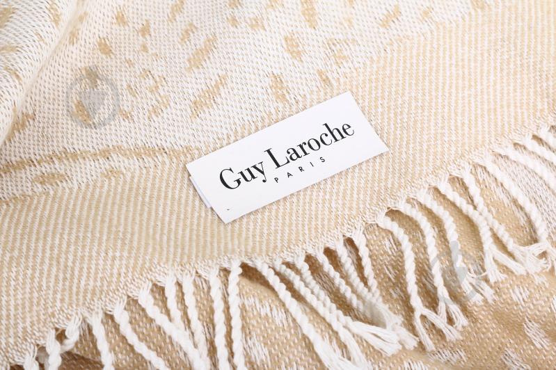 Плед Narbonne beige 130x170 см бежево-білий Guy Laroche Paris - фото 3 Плед Narbonne beige 130x170 см бежево-білий Guy Laroche Paris - фото 3