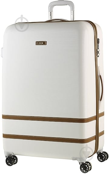 Чемодан Rock Valence White Hardshell (L) 100 л белый 923717 - фото 1 Чемодан Rock Valence White Hardshell (L) 100 л белый 923717 - фото 1