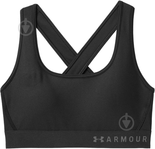 Бра Under Armour Armour Mid Crossback Bra 1307200-001 р.S чорний - фото 1