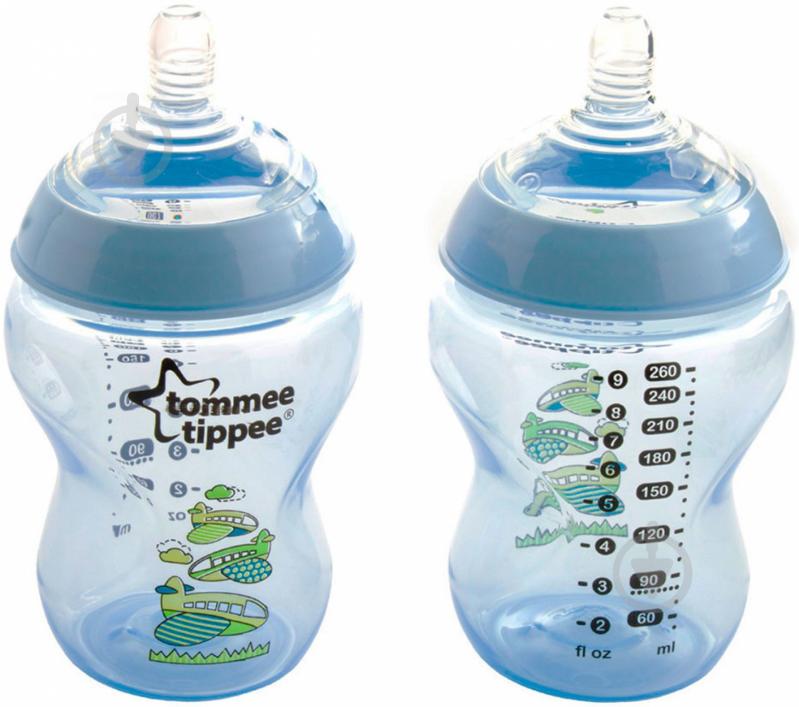 Набор бутылочек Tommee Tippee с рисунком 260 мл 2 шт 42252171 - фото 1