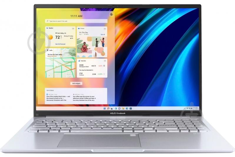 Ноутбук Asus VivoBook 16 X1605VA-MB589 16" (90NB10N2-M017P0) cool silver - фото 1