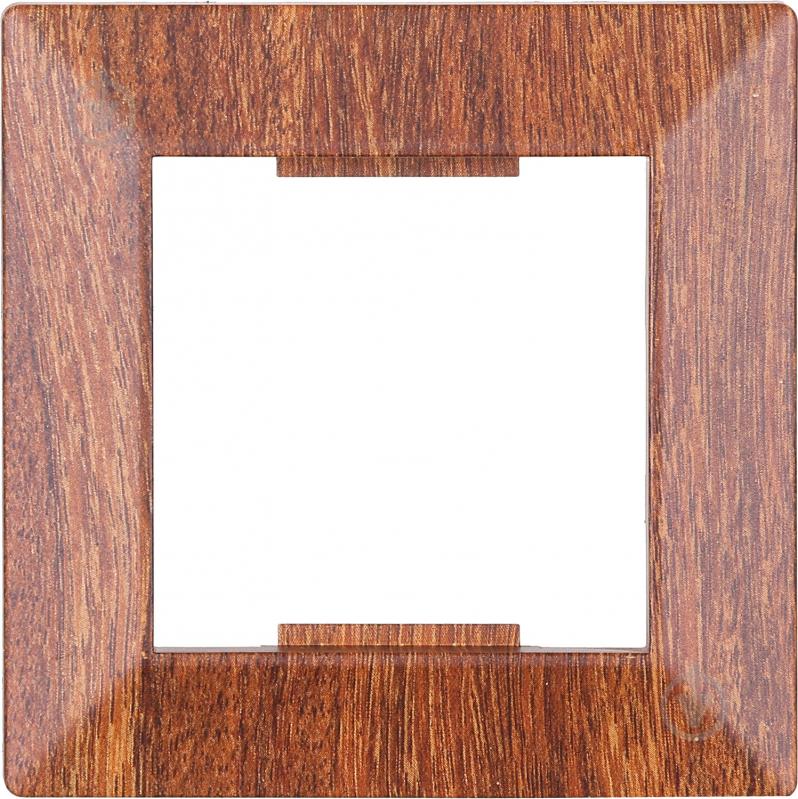 Рамка HausMark Alta горизонтальная орех SNG-FRP.SQ20G1-9/Walnut - фото 1