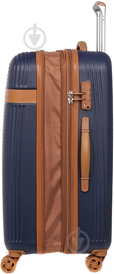 Чемодан Rock 923732 104 л синий Valiant Navy Blue Hardshell Expandable (M) - фото 2 Чемодан Rock 923732 104 л синий Valiant Navy Blue Hardshell Expandable (M) - фото 2
