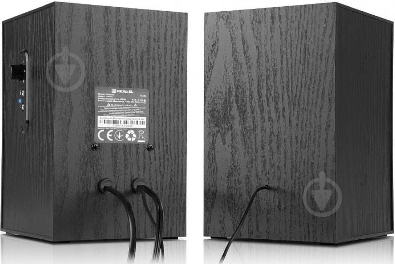 Акустическая система Real-el S-235 2.0 black EL121200010 - фото 2