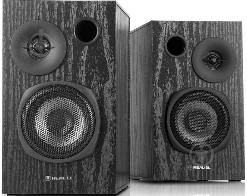 Акустическая система Real-el S-235 2.0 black EL121200010 - фото 5