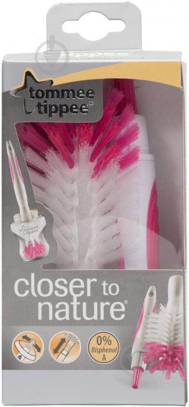 Ершик Tommee Tippee для мытья бутылочек Closer to Nature 42111671 - фото 2