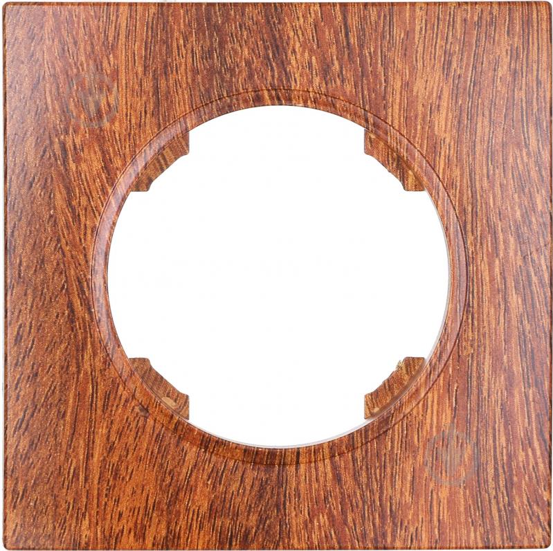 Рамка HausMark Bela горизонтальная орех SNG-FRP.RD20G1-9/Walnut - фото 1