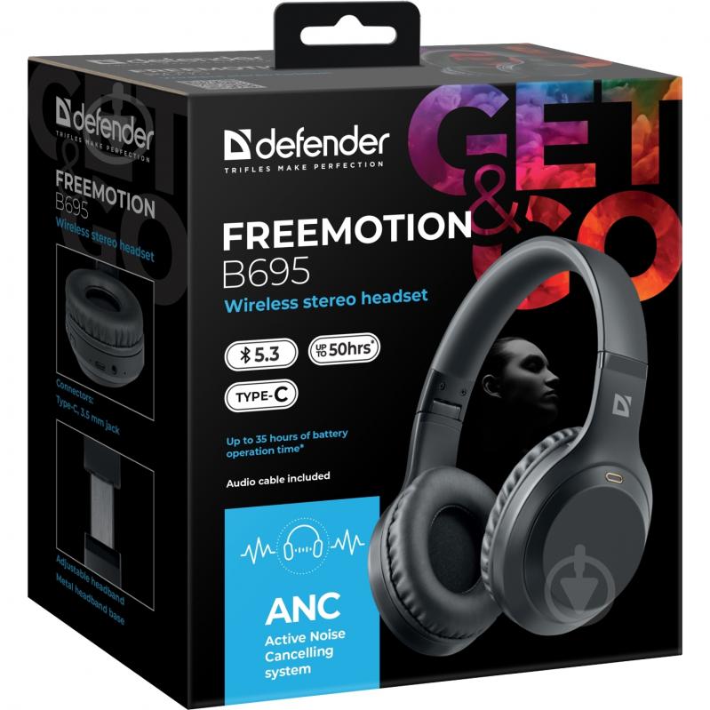 Гарнитура Defender FreeMotion B695 black (63695) - фото 8