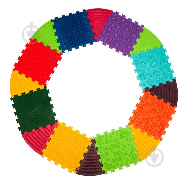 Массажный коврик Ортек Пазлы 8 эл. + 8 Треугольников 12732 - фото 8 Массажный коврик Ортек Пазлы 8 эл. + 8 Треугольников 12732 - фото 8