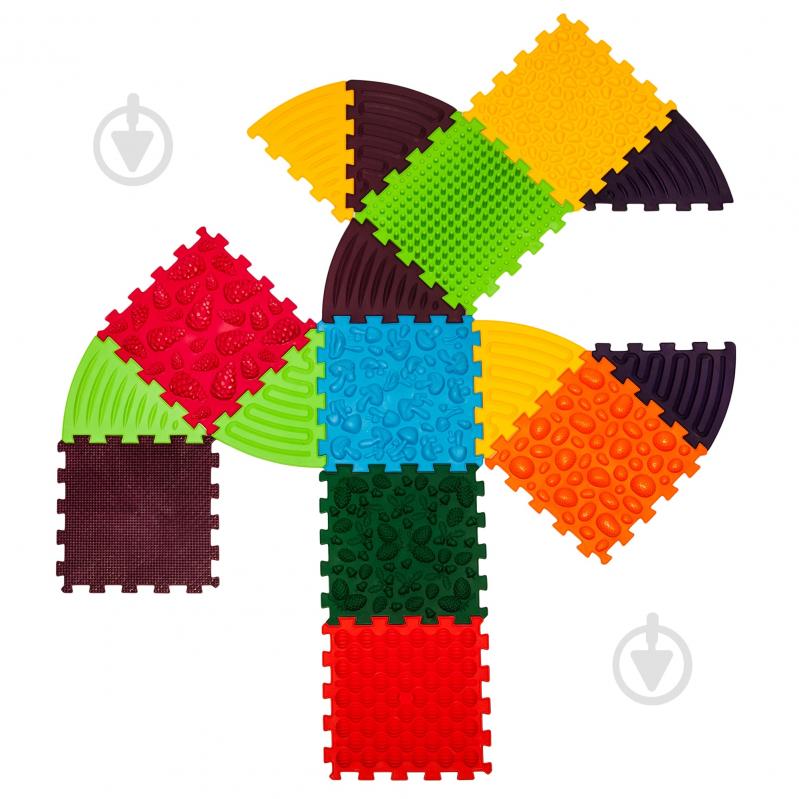 Массажный коврик Ортек Пазлы 8 эл. + 8 Треугольников 12732 - фото 2 Массажный коврик Ортек Пазлы 8 эл. + 8 Треугольников 12732 - фото 2