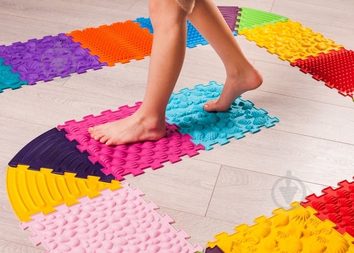 Массажный коврик Ортек Пазлы 8 эл. + 8 Треугольников 12732 - фото 3 Массажный коврик Ортек Пазлы 8 эл. + 8 Треугольников 12732 - фото 3