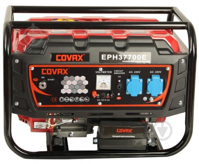 Генератор бензиновый Covax 2,8 кВт / 3 кВт 230 В EPH37700E - фото 1