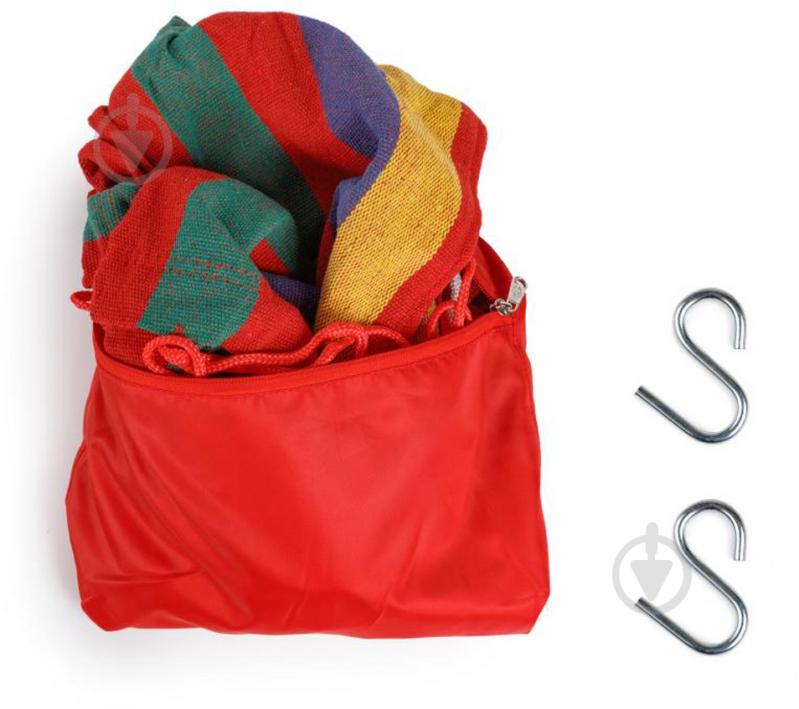 Гамак Ranger Style red (RA 7724) 80x190 см красный - фото 6