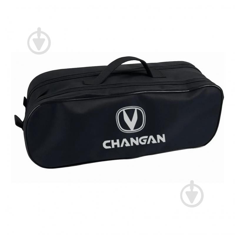 Сумка-органайзер CHANGAN 2 отделения 03-153-2Д Poputchik черный - фото 1 Сумка-органайзер CHANGAN 2 отделения 03-153-2Д Poputchik черный - фото 1