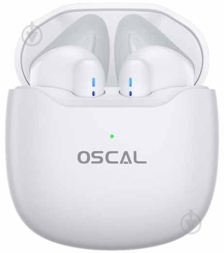 Bluetooth-гарнитура Oscal HiBuds 5 white (HiBuds 5 White) - фото 1