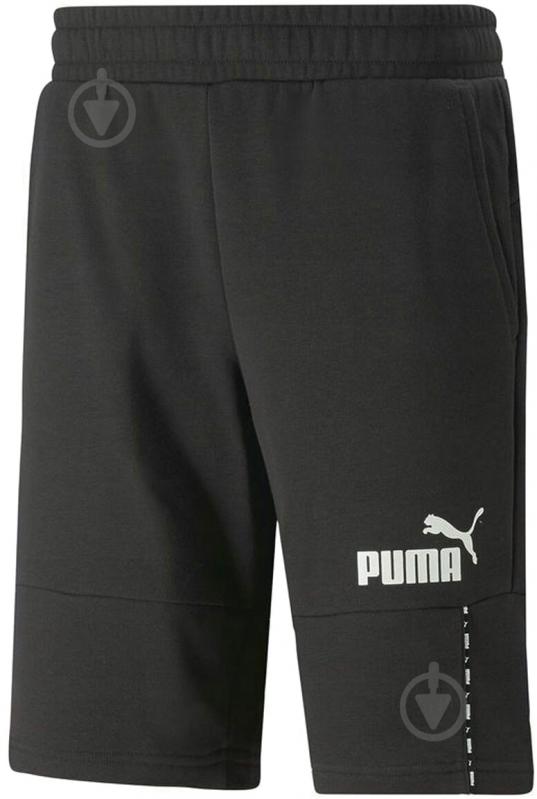 Шорты Puma Essentials Block Tape 67334401 р. L черный - фото 1