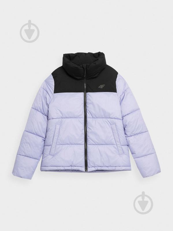 Пуховик женский 4F H4Z22-KUDP014 р.L розовый - фото 1 Пуховик женский 4F H4Z22-KUDP014 р.L розовый - фото 1