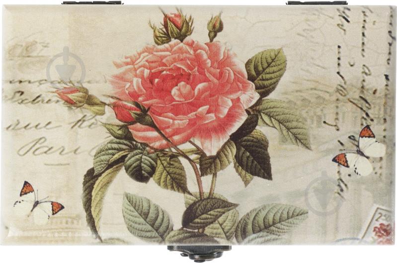 Шкатулка Роза с бабочками SA-2796 - фото 3