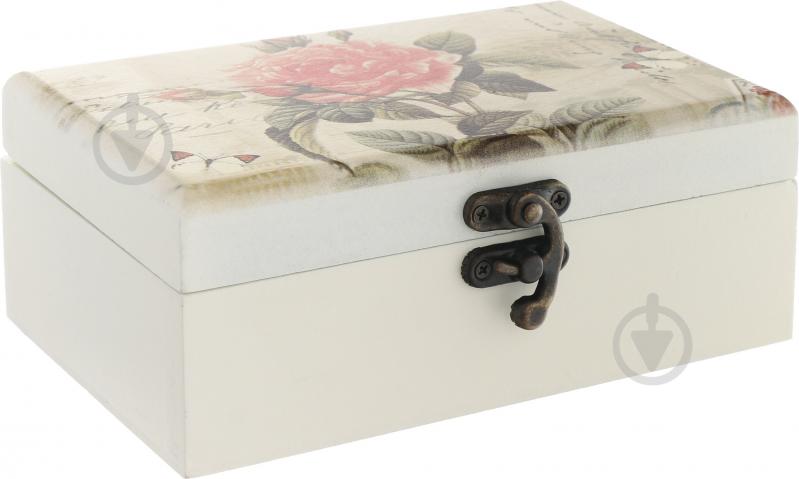 Шкатулка Роза с бабочками SA-2796 - фото 1