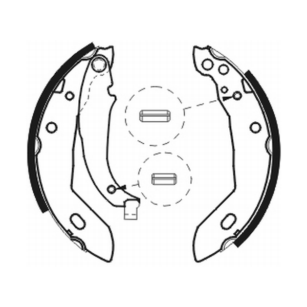 Тормозные колодки барабанные CITROEN XSARA ZX PEUGEOT 205 205 I 205 II 306 309 I 309 II 1.0-2.0D 02.83-08 C0P003ABE ABE