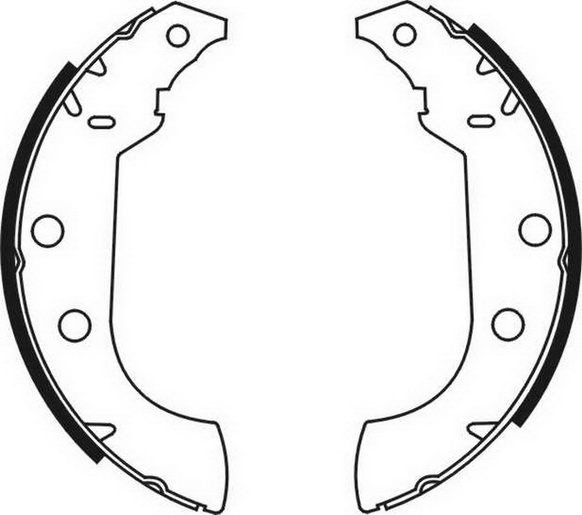 Барабанні тормозні колодки CITROEN XSARA ZX PEUGEOT 306 405 I 405 II TALBOT HORIZON 1.1-2.0 09.81-08.05 C0P008ABE ABE