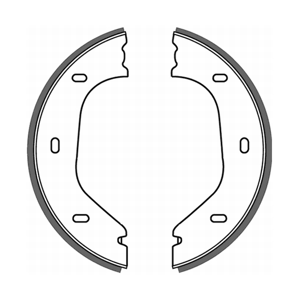 Барабанні тормозні колодки ALFA ROMEO AR 6 GTV SPIDER BMW 2500-3.3 (E3) 2.5-3.2 (E9) 3 (E21) 3 (E30) 5 (E12) 6 (E24) 7 (E23) Z1 PEUGEOT 504 CRB000ABE ABE