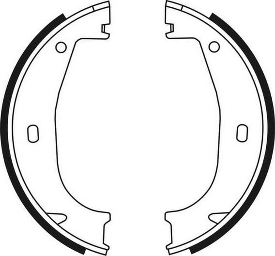 Барабанні тормозні колодки BMW 3 (E36) Z1 Z3 (E36) 1.6-3.0 06.88-06.03 CRB001ABE ABE