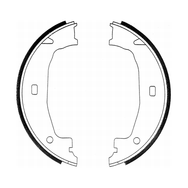 Гальмівні колодки барабанні AUDI A5 BMW 1 (E81-E88) 1 (F20-F21) 3 (E46E90-E93) 3 (F31) 1.6-4.2 12. CRB004ABE ABE