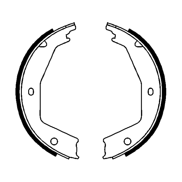 Барабанні тормозні колодки CITROEN EVASION FIAT ULYSSE LANCIA ZETA PEUGEOT 806 1.8-2.1D 06.94-06.11 CRG001ABE ABE