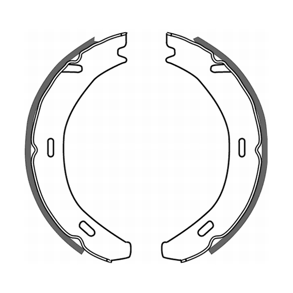 Гальмівні колодки барабанні MERCEDES 124 (W124) C (W203) CLK (C209) E (VF210) 1.6-6.2 09.85-01.12 CRM002ABE ABE