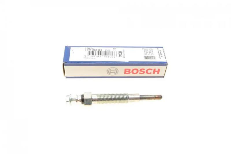 Свічка розжарювання 0250202093 BOSCH