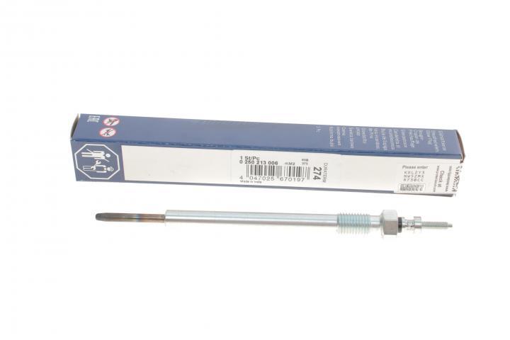 Свеча накала AUDI A4, A6, A8; SKODA SUPERB I; VW PASSAT 2.5D/3.3D/4.0D 01.97-03.08 0250212018 BOSCH