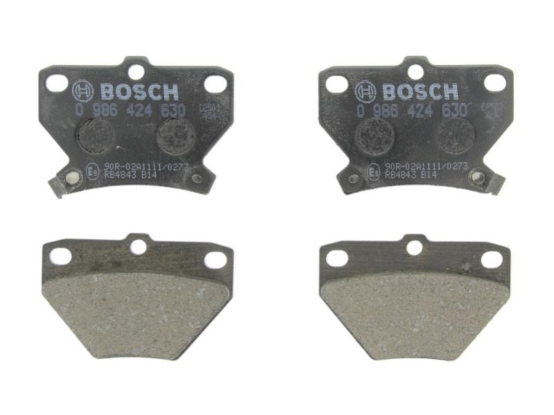 Тормозные колодки задние TOYOTA CAMRY, COROLLA, MATRIX, PRIUS, YARIS 1.0-2.0D 10.82-12.09 0986424630 BOSCH - фото 1